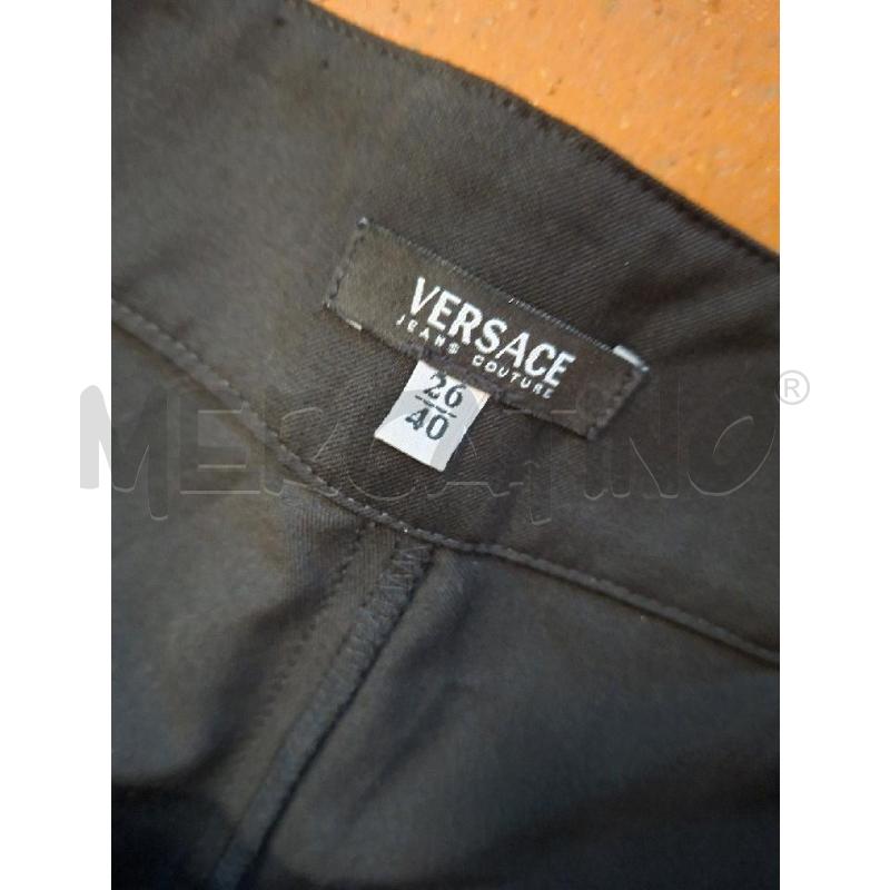 PANTALONE DONNA VERSACE JEANS COUTURE NERO TG.40 | Mercatino dell'Usato Frossasco 2