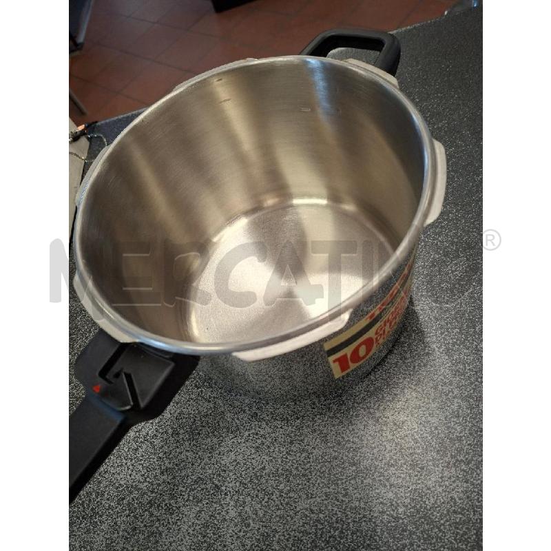 PENTOLA A PRESSIONE 6L TEFAL SENSOR C/CESTELLO | Mercatino dell'Usato Frossasco 3