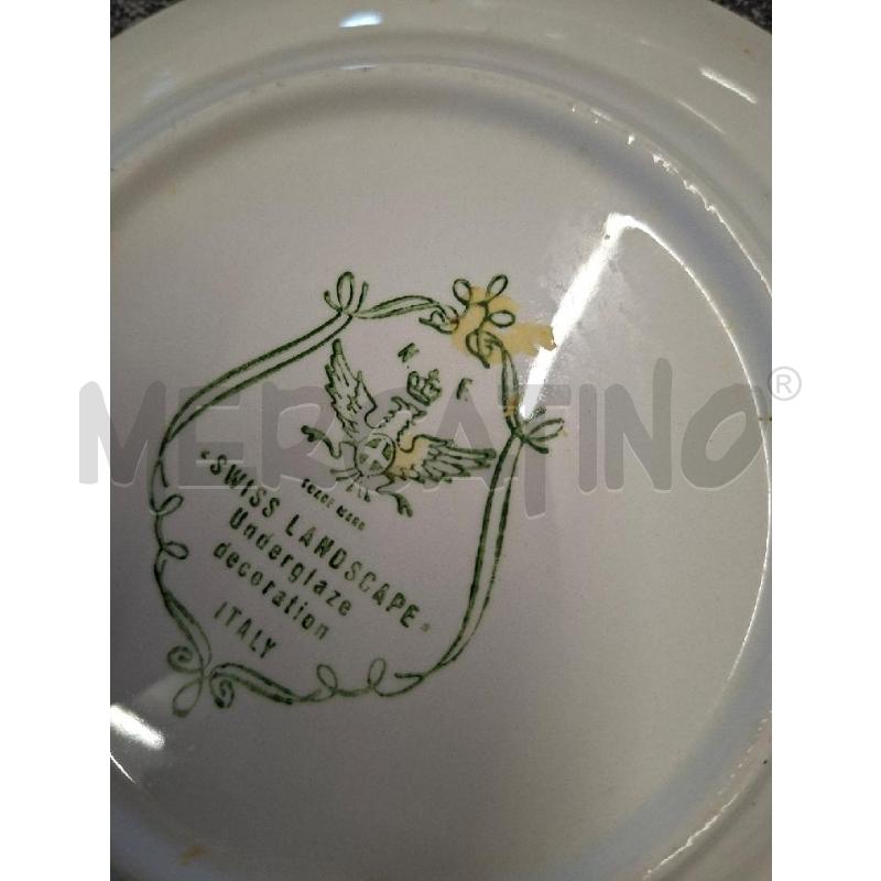 PIATTINI PZ.2 D20 CER FANT MARR SWISS LANDSCAPE | Mercatino dell'Usato Frossasco 3
