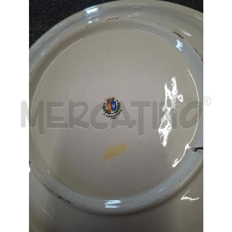 PIATTI 2+1 CER CAPODIMONTE DECORATIVI | Mercatino dell'Usato Frossasco 4