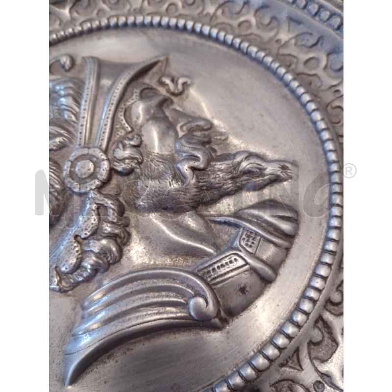 PIATTO DECORATIVO D32 METALLO TRAF | Mercatino dell'Usato Frossasco 2