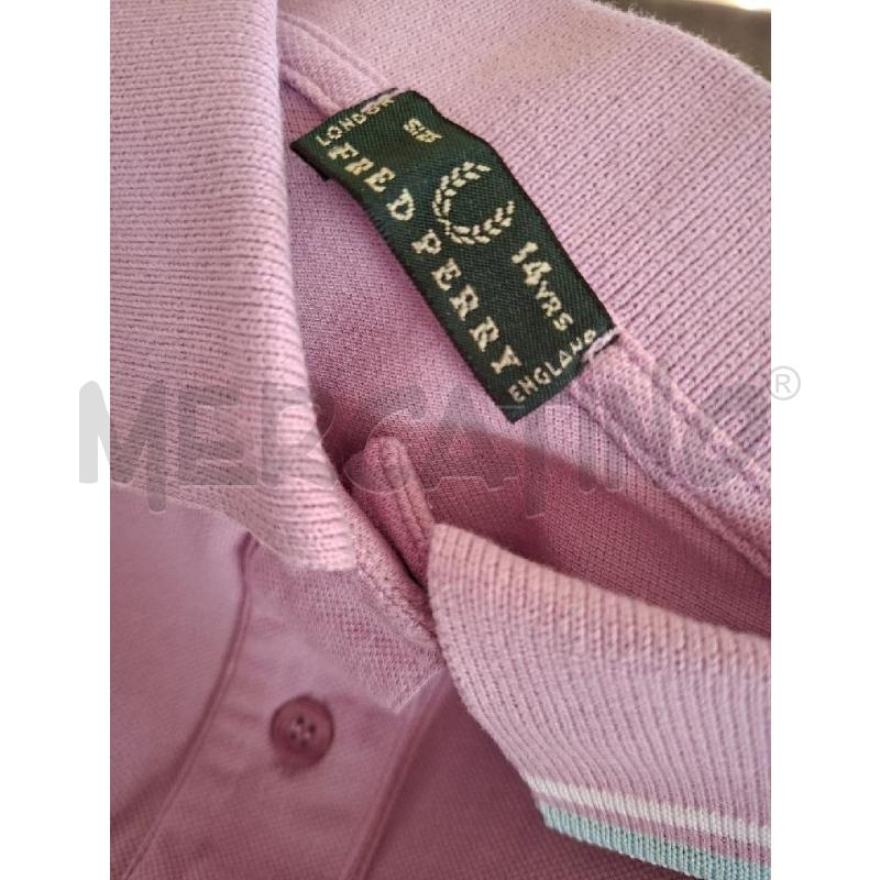 POLO RAGAZZA FRED PERRY LILLA TG.14 | Mercatino dell'Usato Frossasco 2