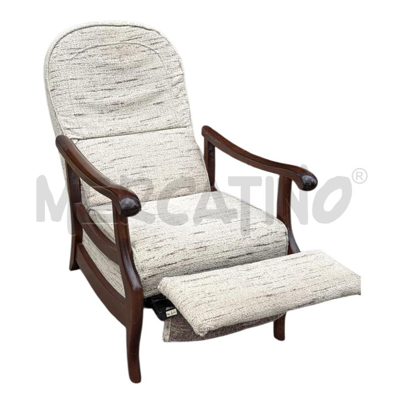 POLTRONA STR/LE SC RECL G.M.ITALIA TESS BEIGE | Mercatino dell'Usato Frossasco 1