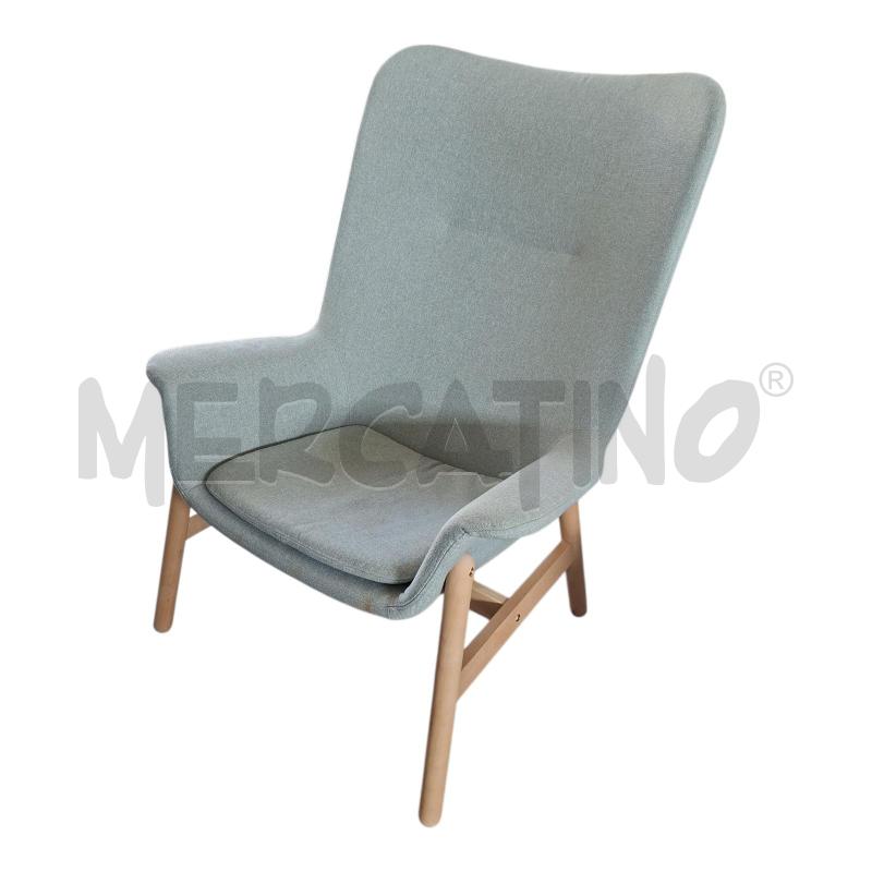 POLTRONA VERDE SALVIA IKEA VEDBO | Mercatino dell'Usato Frossasco 1