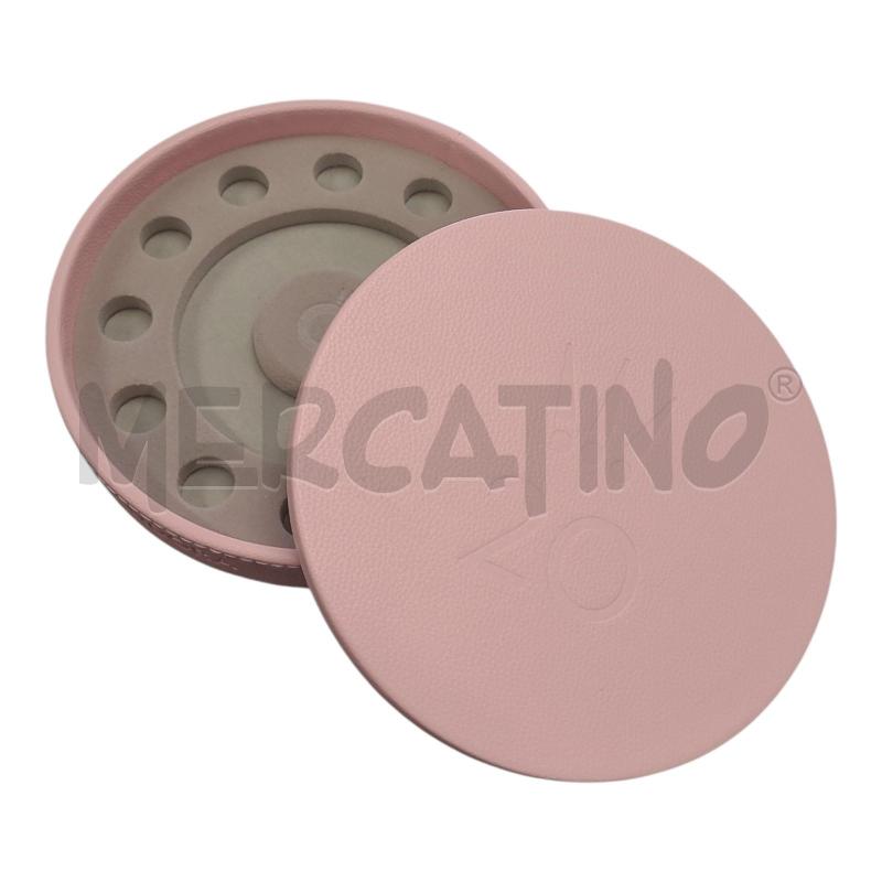 PORTA GIOIE TONDO ROSA 20 PANDORA | Mercatino dell'Usato Frossasco 1