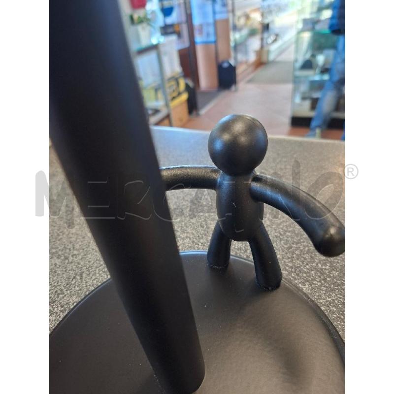 PORTA ROTOLO NERO OMINO UMBRA | Mercatino dell'Usato Frossasco 4