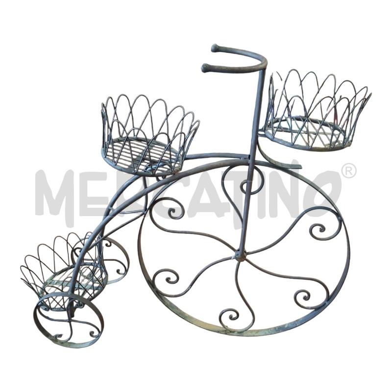 PORTA VASI 3P F/TRICICLO MET MARR | Mercatino dell'Usato Frossasco 1