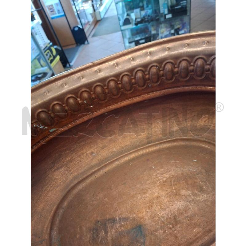 PORTA VASO 48X33X20 OVALE RAME | Mercatino dell'Usato Frossasco 2