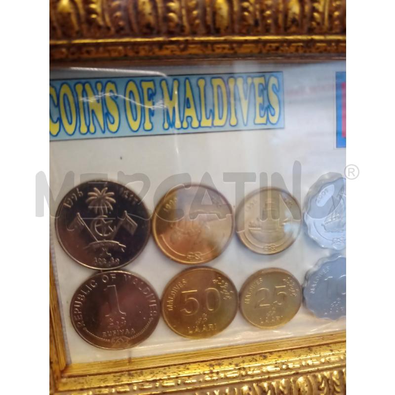 QUADRETTO 16X11 COINS OF MALDIVES | Mercatino dell'Usato Frossasco 2