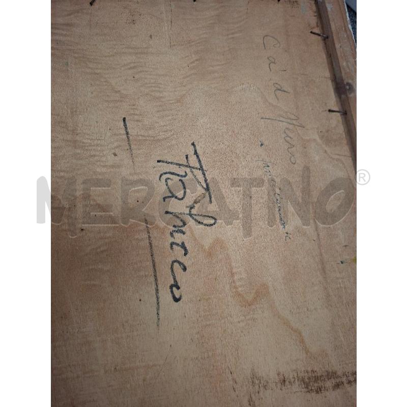 QUADRETTO 37X20 CORN LEGNO DIPINTO PAESAGGIO | Mercatino dell'Usato Frossasco 4