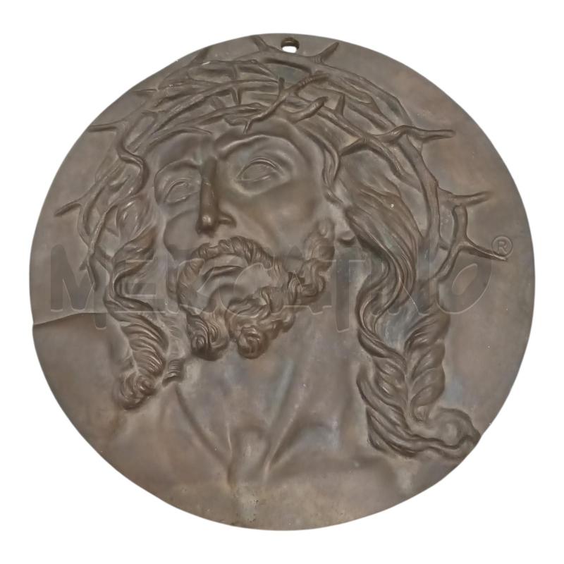 QUADRETTO TONDO D25 CRISTO MET SCURO | Mercatino dell'Usato Frossasco 1