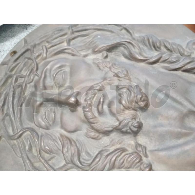 QUADRETTO TONDO D25 CRISTO MET SCURO | Mercatino dell'Usato Frossasco 2
