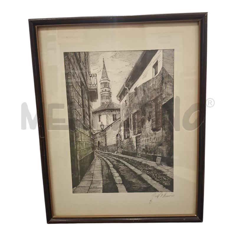 QUADRO 27X33 SERIGRAFIA SU SETA GMD GIUSEPPE MARIO D'AMICO | Mercatino dell'Usato Frossasco 1