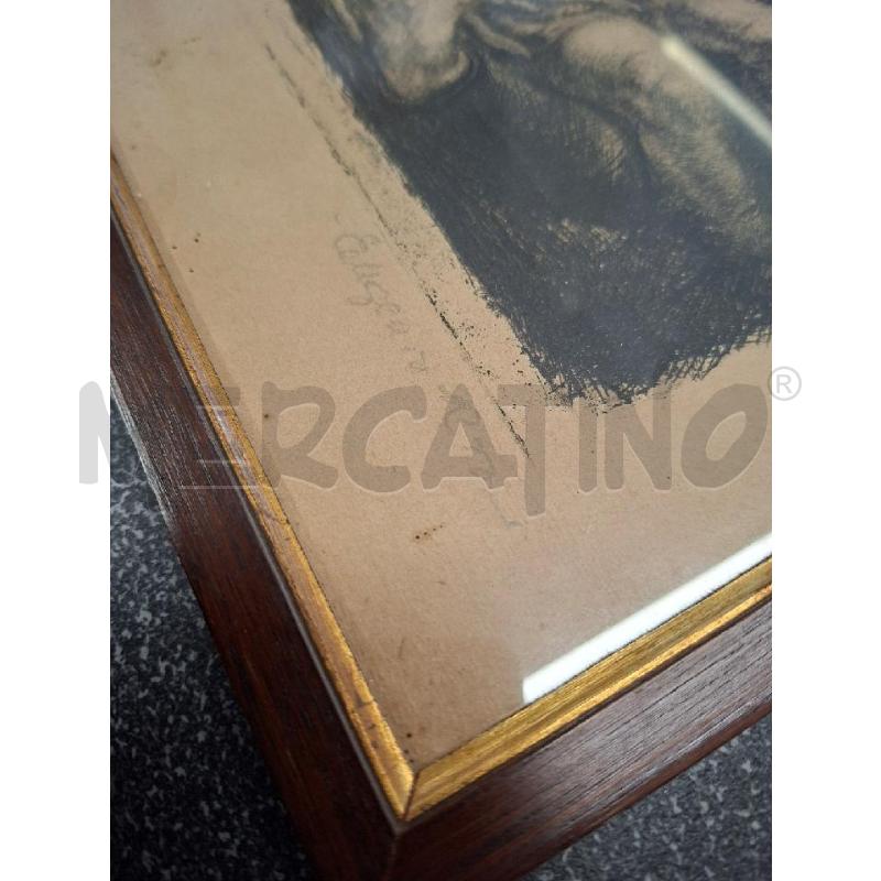 QUADRO 32X40 CORN LE SC LA SACRA FAMIGLIA ACQUAFORTE CON FIRMA | Mercatino dell'Usato Frossasco 2