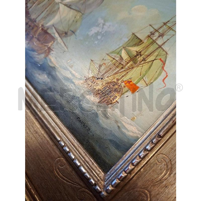 QUADRO 35X32 VELIERI PARKER DIPINTO  | Mercatino dell'Usato Frossasco 2