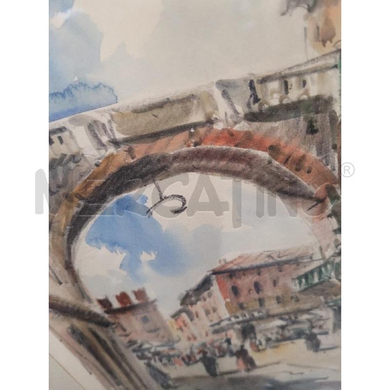 QUADRO 39X54 VERONA ARCO DELLA COSTA SERGIO MANFREDI | Mercatino dell'Usato Frossasco 3