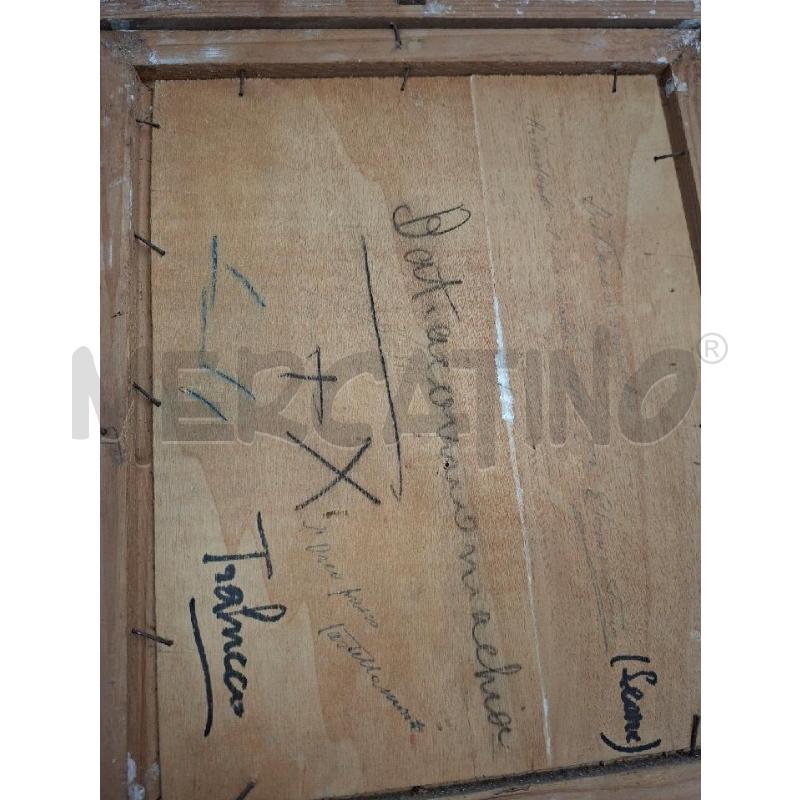 QUADRO 41X35 CORN BCA/ROSA/DOR DIPINTO PAESAGGIO | Mercatino dell'Usato Frossasco 4
