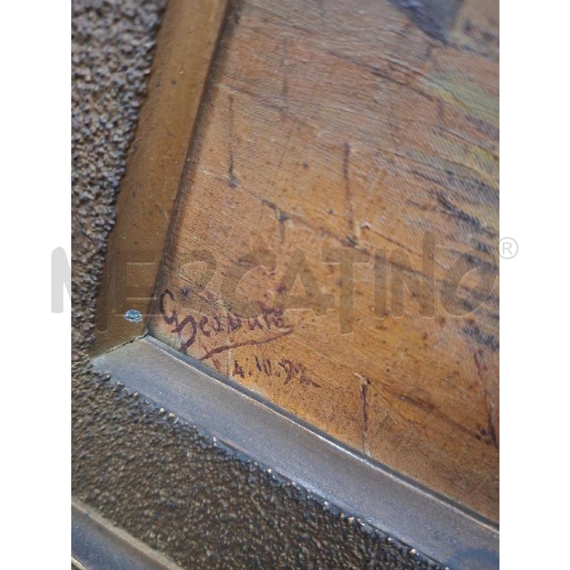QUADRO 42X35 GALLINE CORN DORATA CON FIRMA | Mercatino dell'Usato Frossasco 4