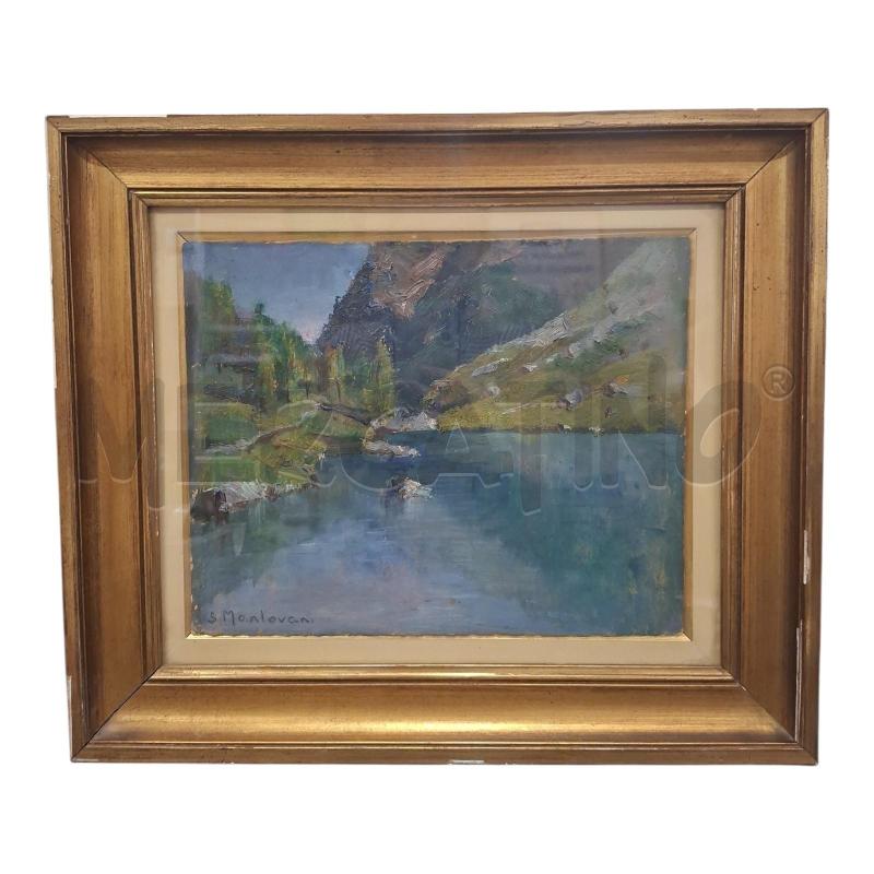 QUADRO 43X37 DIPINTO MANTOVANI | Mercatino dell'Usato Frossasco 1