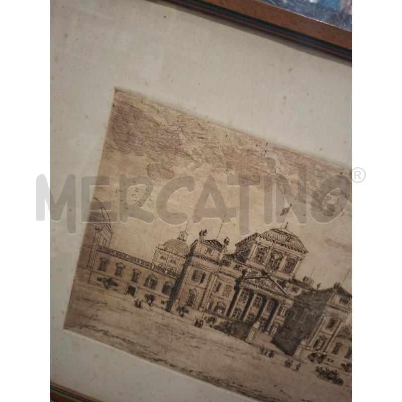 QUADRO 50X37 ACQUAFORTE G.MORENO 1932 | Mercatino dell'Usato Frossasco 3