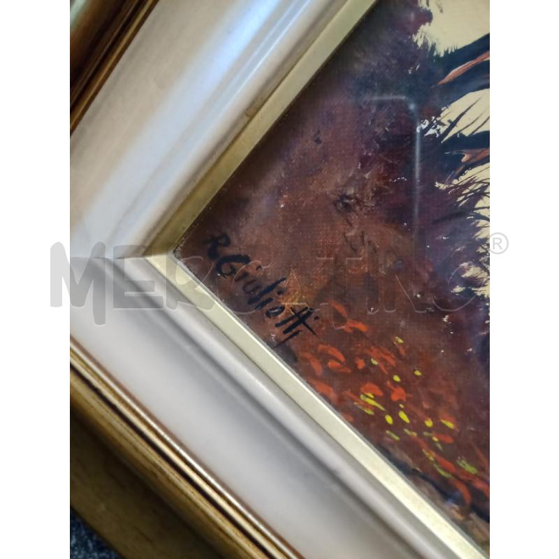 QUADRO 56X46 PAESAGGIO AUTUNNO ROBERTO GIULIETTI | Mercatino dell'Usato Frossasco 2