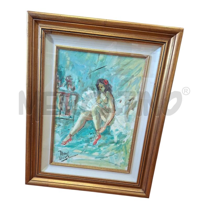 QUADRO 59X74 OLIO SU TELA MANUEL BARBATO | Mercatino dell'Usato Frossasco 1