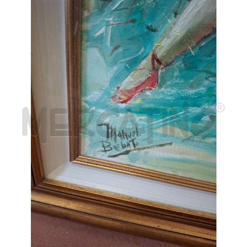 QUADRO 59X74 OLIO SU TELA MANUEL BARBATO | Mercatino dell'Usato Frossasco 2