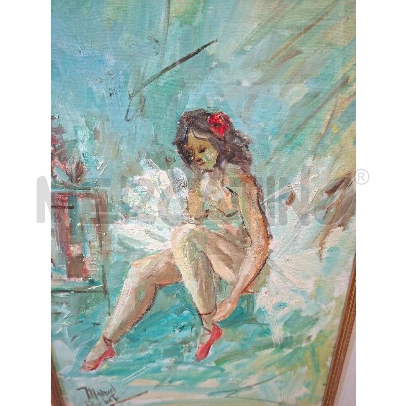 QUADRO 59X74 OLIO SU TELA MANUEL BARBATO | Mercatino dell'Usato Frossasco 3