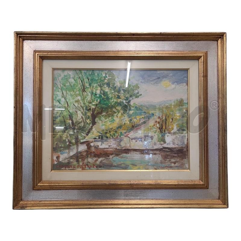 QUADRO 60X50 PIETRO AUGUSTO CASSINA PAESAGGIO | Mercatino dell'Usato Frossasco 1