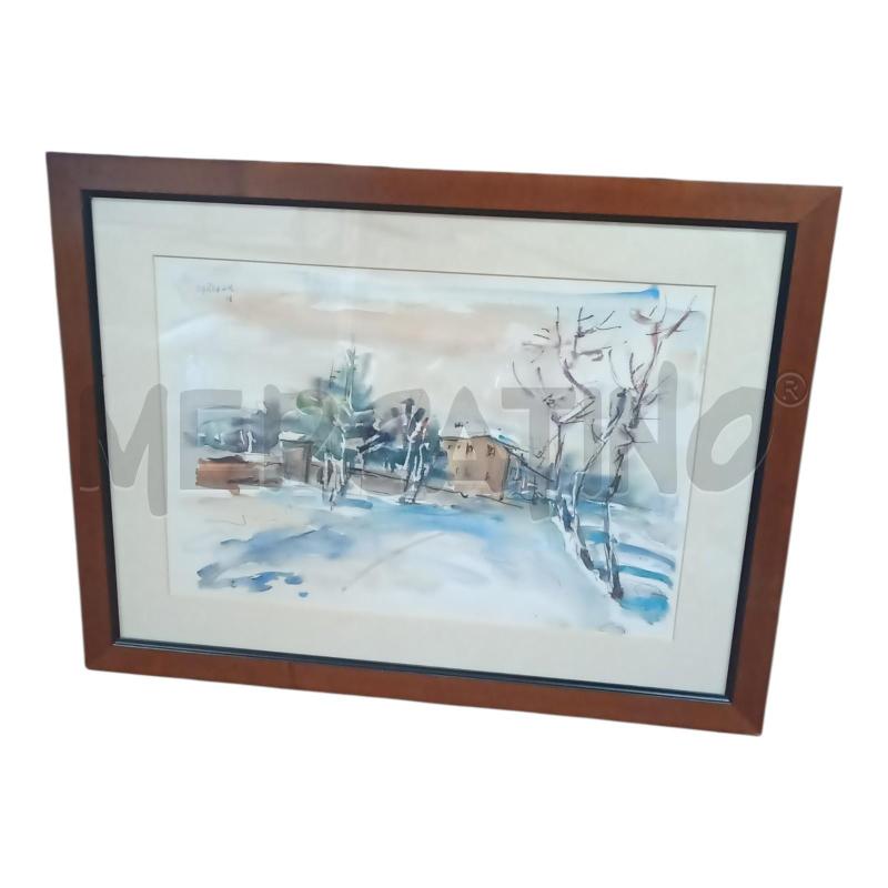 QUADRO 67X52 ACQUERELLO CARENA | Mercatino dell'Usato Frossasco 1