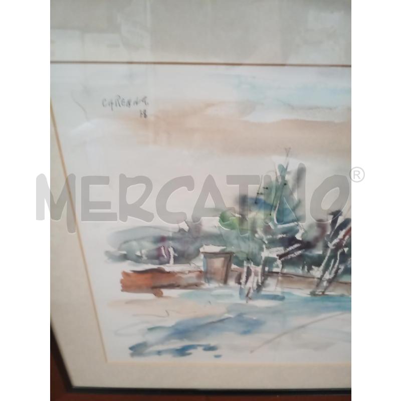 QUADRO 67X52 ACQUERELLO CARENA | Mercatino dell'Usato Frossasco 2