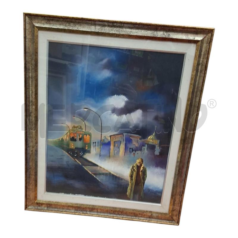 QUADRO 67X77 CITTA OLIO SU TELA *G.NEBBIA* | Mercatino dell'Usato Frossasco 1