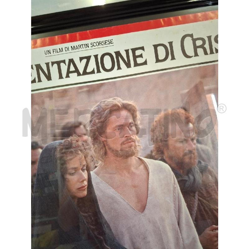 QUADRO 73X53 LOCANDINA L'ULTIMA TENTAZIONE DI CRISTO | Mercatino dell'Usato Frossasco 2