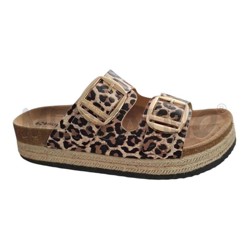 SANDALI/CIABATTA DONNA LEOP.FIBBIE DOR SUPERGA N.40 | Mercatino dell'Usato Frossasco 1