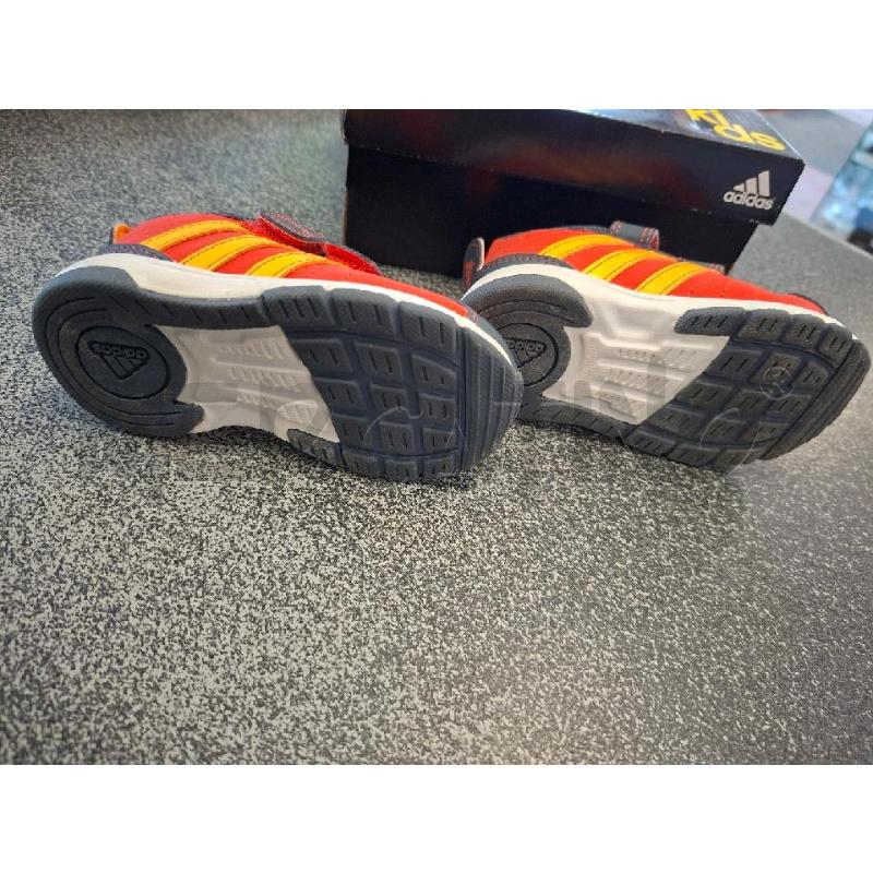 SCARPE BAMBINO VELCRO ROSSE GRI ADIDAS | Mercatino dell'Usato Frossasco 3