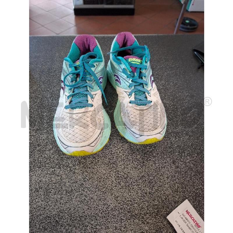SCARPE CORSA BCO BLU LACCI SAUCONY | Mercatino dell'Usato Frossasco 3