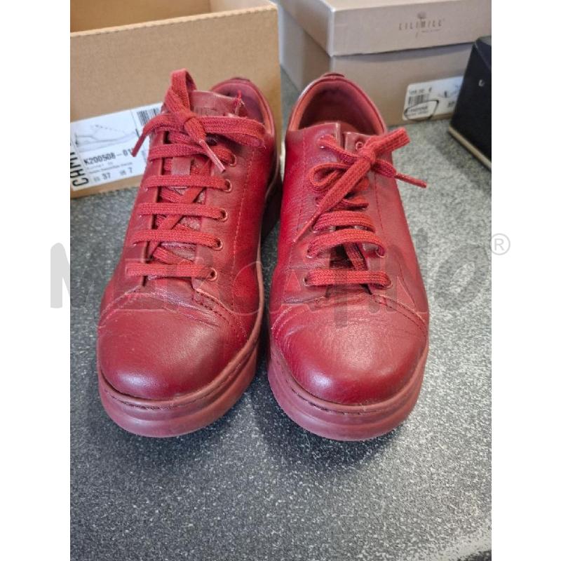 SCARPE DONNA CAMPER ROSSE LACCI N.37 | Mercatino dell'Usato Frossasco 2