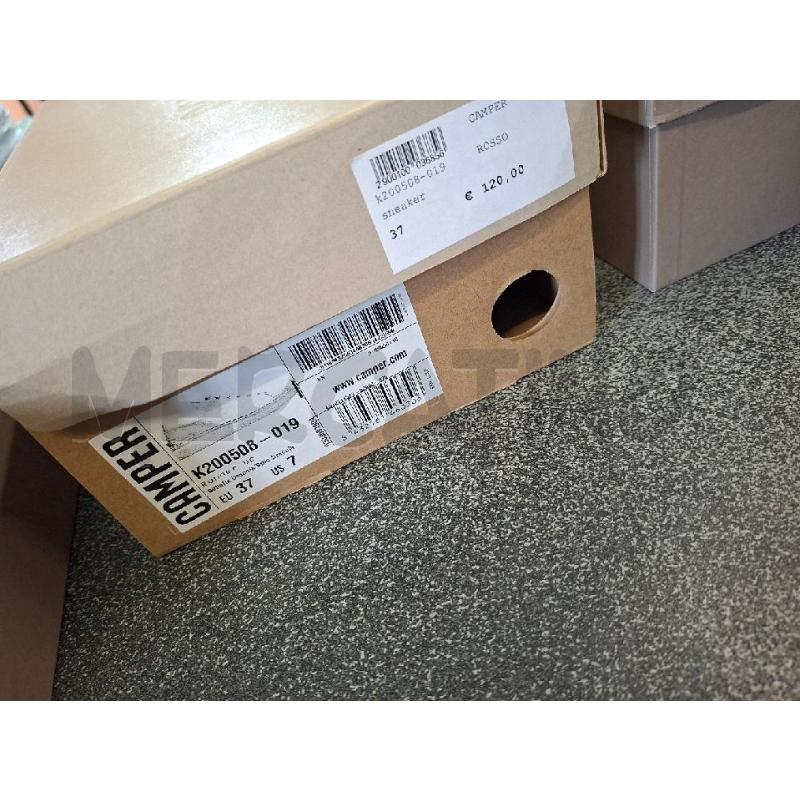 SCARPE DONNA CAMPER ROSSE LACCI N.37 | Mercatino dell'Usato Frossasco 5