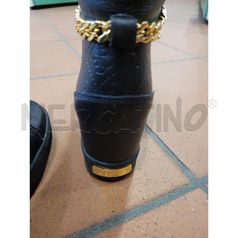 SCARPE DONNA GUESS ZEPPA NERE CATENA DOR N.40 | Mercatino dell'Usato Frossasco 2