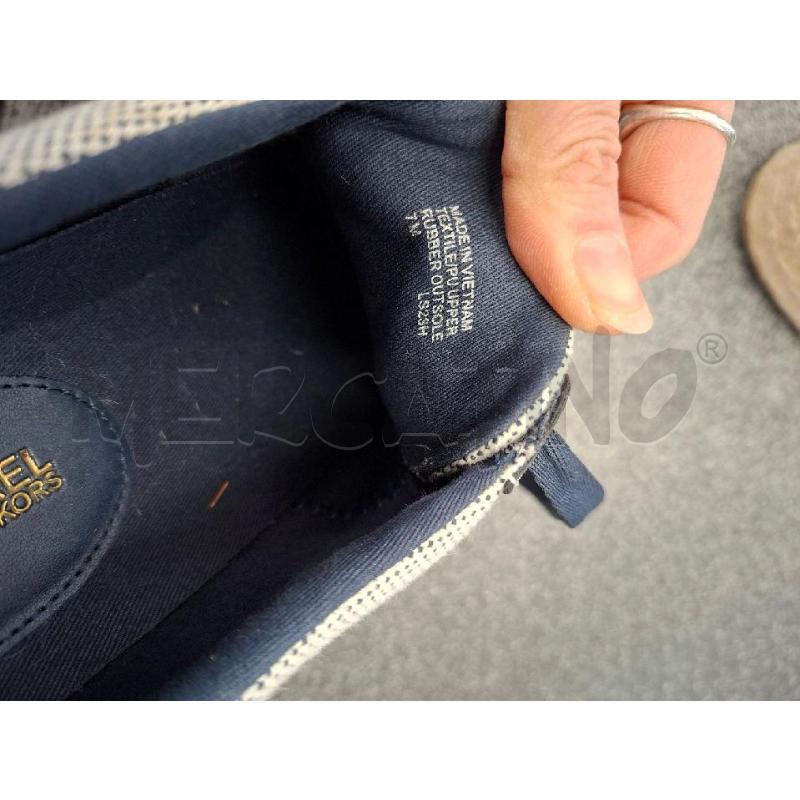 SCARPE DONNA MICHAEL KORS FANT CORDA BLU  | Mercatino dell'Usato Frossasco 5