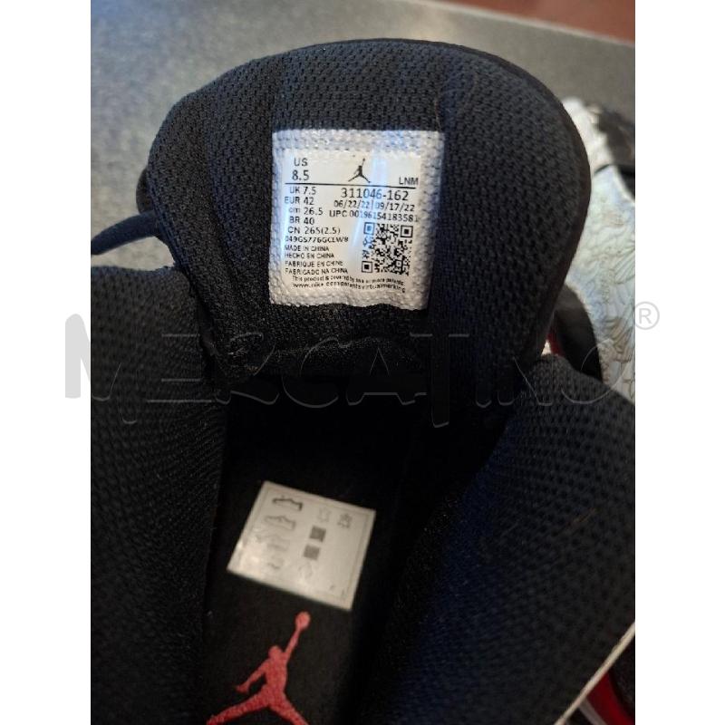 SCARPE GINN BCHE/NERE/ROSSE JORDAN TG.42 | Mercatino dell'Usato Frossasco 3