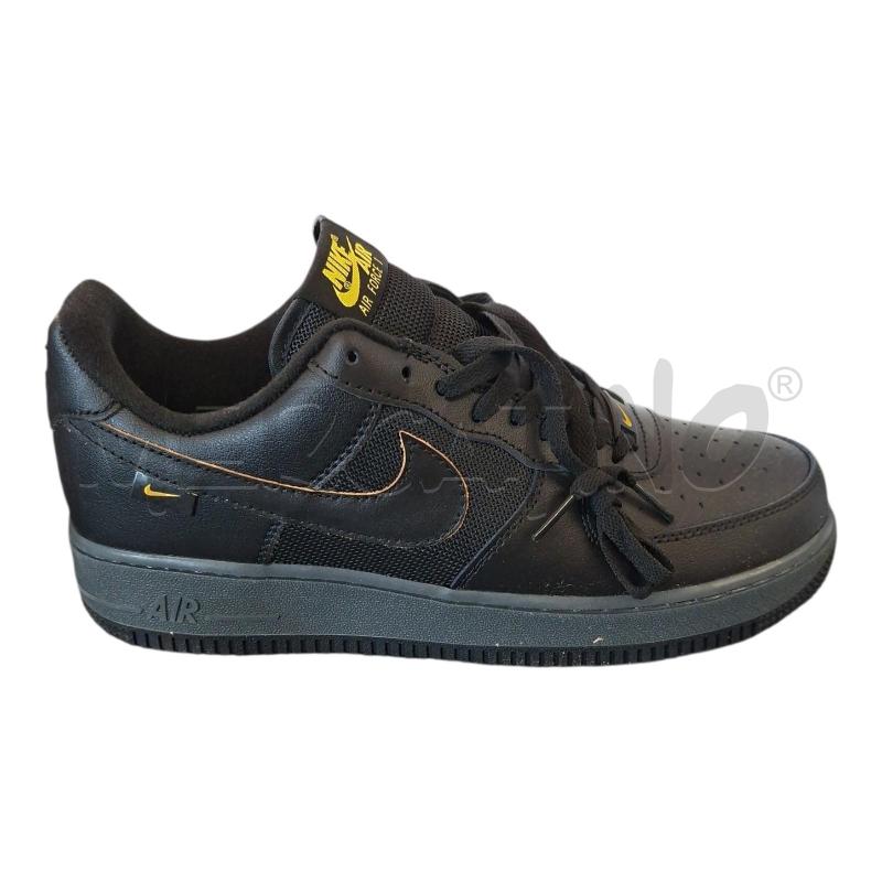 SCARPE NIKE AIR FORCE 1 NERE GIALLI N.42.5 | Mercatino dell'Usato Frossasco 1