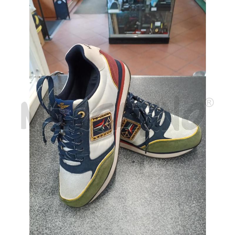 SCARPE UOMO GR/BLU/VDI AERONAUTICAMILITARE N.44 | Mercatino dell'Usato Frossasco 2