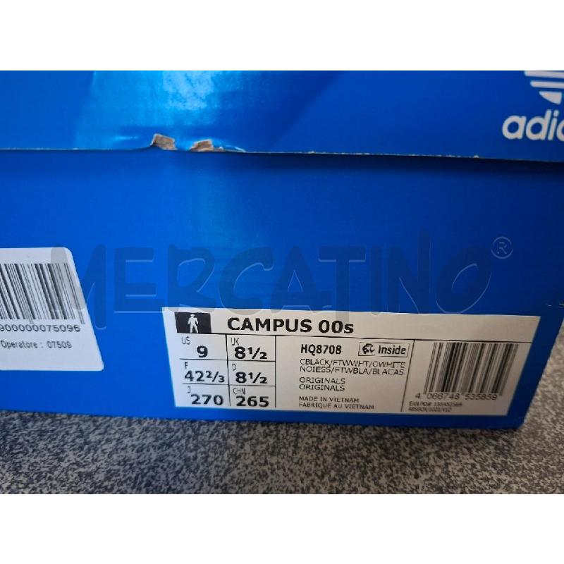 SCARPE UOMO NERE/BCHE ADIDAS CAMPUS 00S 42 2/3 | Mercatino dell'Usato Frossasco 4