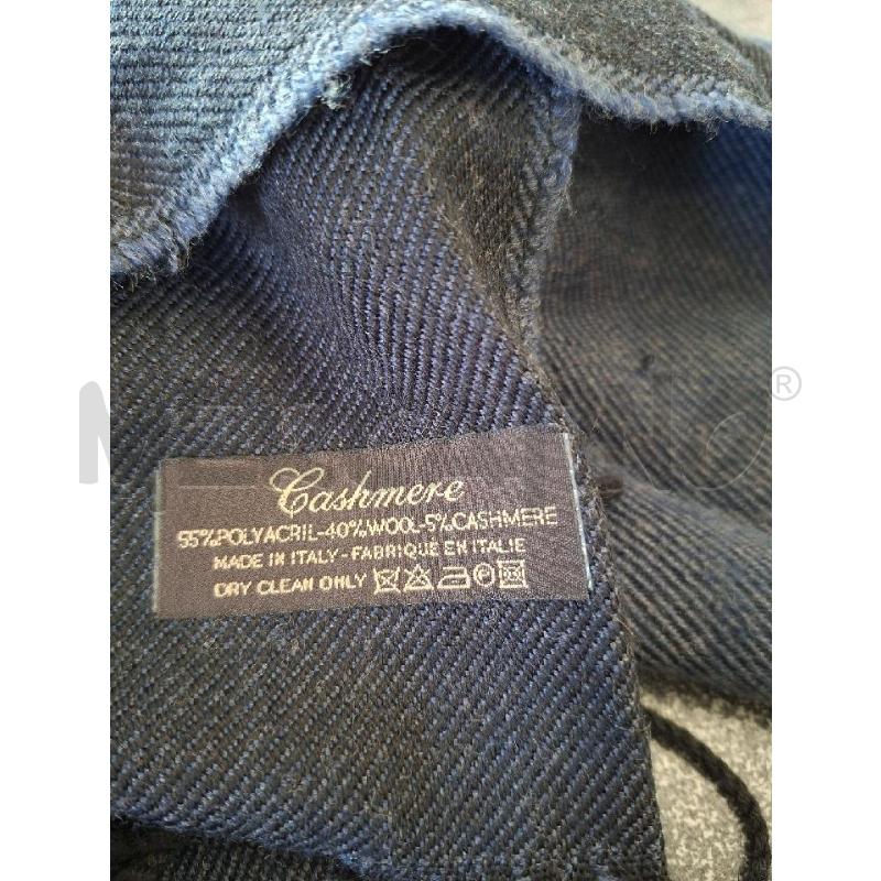 SCIARPA UOMO CARLO PIGNATELLI BLU FRANGE | Mercatino dell'Usato Frossasco 3