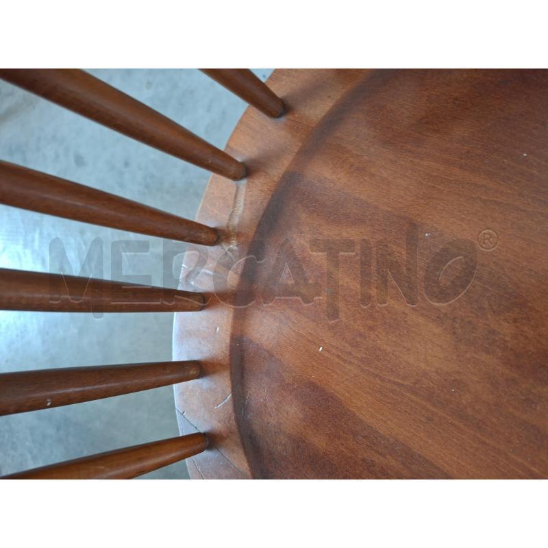 SEDIA DONDOLO LEGNO SCURO | Mercatino dell'Usato Frossasco 2