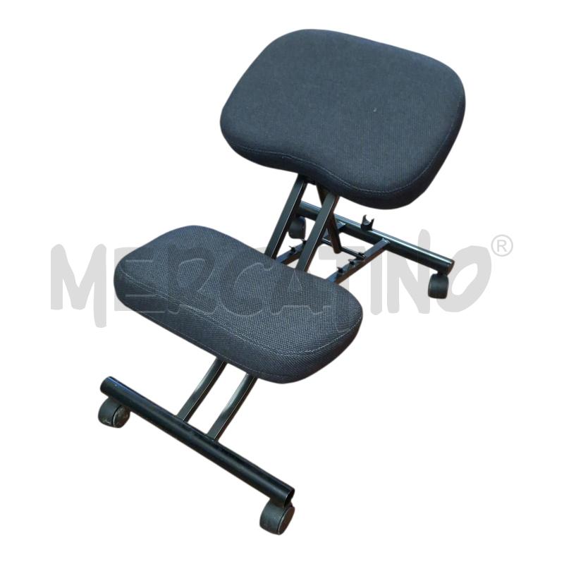 SEDIA ERGONOMICA ROTELLE NERA IKEA | Mercatino dell'Usato Frossasco 1