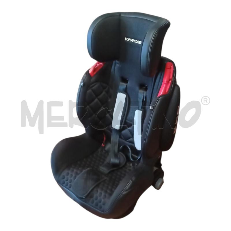 SEGGIOLINO AUTO NERO FOPPAPEDRETTI 9-36KG ISOFIX | Mercatino dell'Usato Frossasco 1