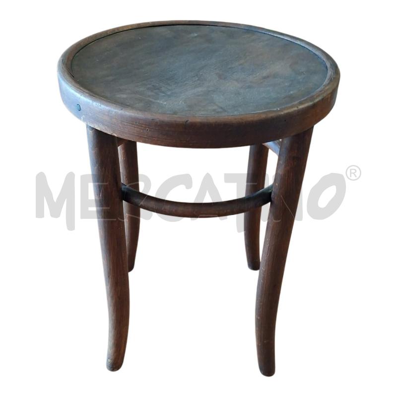 SGABELLO D36 H47 LEGNO SCURO THONET | Mercatino dell'Usato Frossasco 1