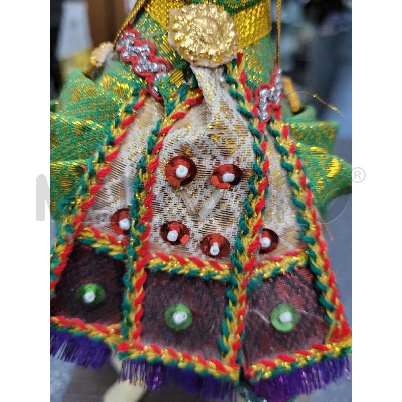 STATUA THAILANDESE KHON STOFFA VDE H25 | Mercatino dell'Usato Frossasco 3